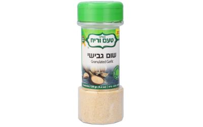 תבלין שום גבישי מיכל