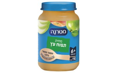 מחית תפוח עץ +6 חודשים