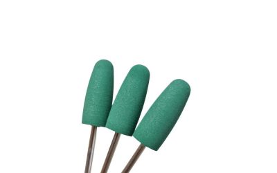 ראש סיליקון פיניש ירוק עדין