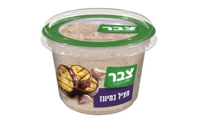 סלט חציל על האש במיונז