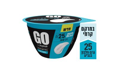 יוגורט גו במרקם קרמי בטעם טבעי