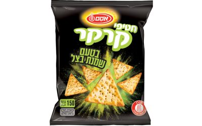 חטיפי קרקר בטעם שמנת בצל