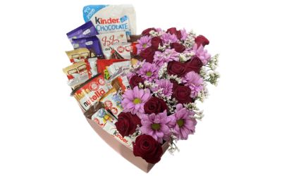 מארז לב מפנק ורוד