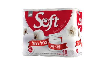 סופט נייר טואלט גליל כפול