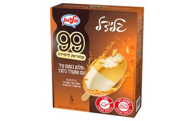 מארז גלידל שלגון בטעם וניל עם שוקולד בלונד