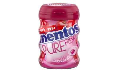 מסטיק גומי לעיסה ללא סוכר בטעם דובדבן