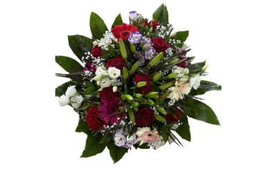 זר אדום לבן סגול