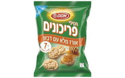 חטיפי פירכונים אורז מלא ודבש