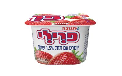 פרילי יוגורט עם תות 1.5%