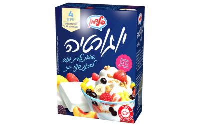 יוגורטיה פרוסות גלידת יוגורט להכנת קינוח ביתי