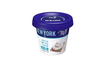 ניו יורק גבינה במרקם שמנת 5%