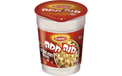 מנה חמה פסטה מוקרמת בטעם עוף