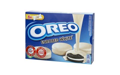 עוגיות אוראו פאדג' בציפוי שוקולד לבן