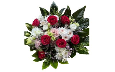 זר ורדים פינק