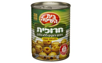 חרוזית זיתים ירוקים ללא גלעין