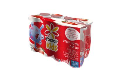 מארז שטוזים 8 יח' משקה יוגורט ביו עם תות