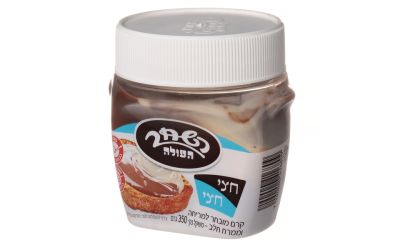 חצי חצי קרם מובחר למריחה וממרח חלב