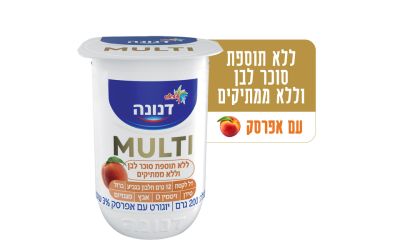 מולטי יוגורט עם אפרסק 
