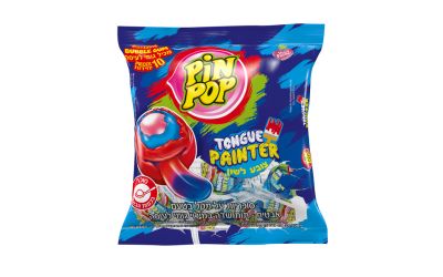 סוכריות על מקל בטעם אבטיח תות שדה במילוי גומי לעיסה