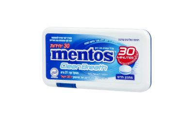 סוכריה ממתק לריענון ללא סוכר בטעם מנטה