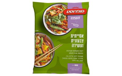 מנה אסייתית צבעונית ועשירה להקפצה