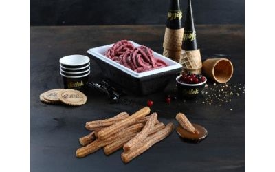 ארוחת צ'ורוס עם פרוזן קטנה