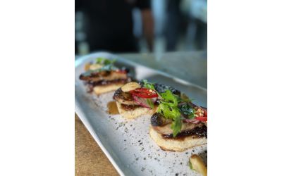 ברוסקטות כבד אווז