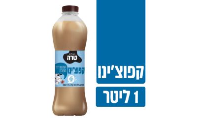 אייס קפוצ'ינו משקה חלב עם קפה 1.5%