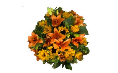 זר חמניות וליליות