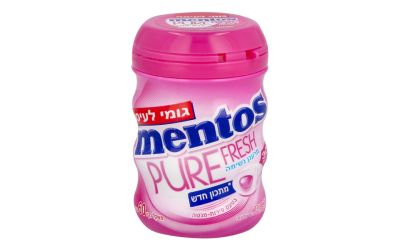 מסטיק גומי לעיסה ללא סוכר בטעם פירות מנטה