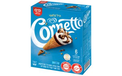 מאגדת קורנטו בטעם וניל עם צימקאו 6 יחידות