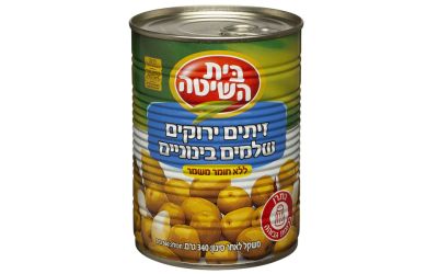 זיתים ירוקים שלמים בינוניים