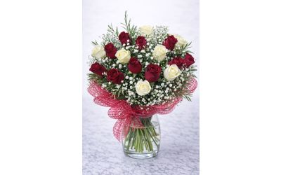 לב של ורדים