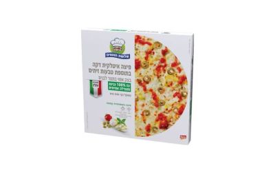 פיצה איטלקית דקה בתוספת זיתים 340 גרם 