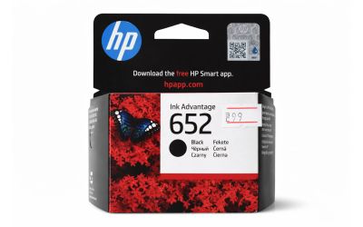 דיו למדפסת HP 652 Black Ink Cartridge