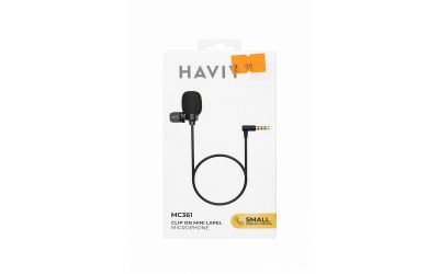 Havit MC361 מיקרופון דש (Lapel) קליפס
