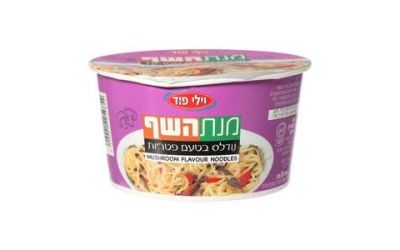 נודלס בטעם פטריות 