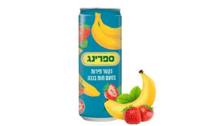 פחית ספרינג תות בננה