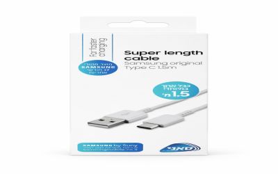 כבל טעינה Samsung Type-C באורך 1.5 מטר (מקורי