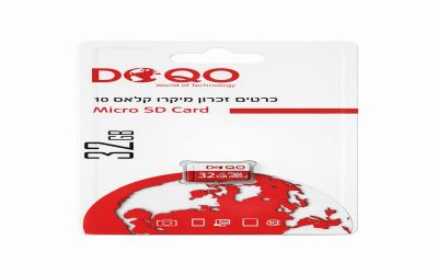 כרטיס זיכרון Micro SD בנפח 32GB – DOQO