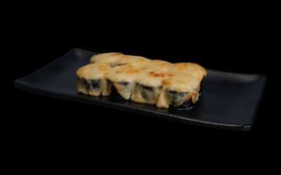 Baked roll with Denis