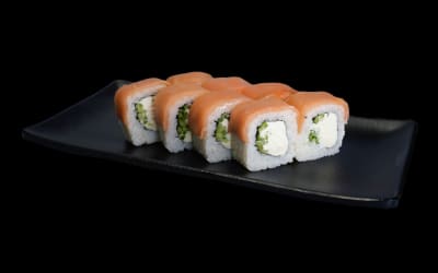 Philadelphia with smoked salmon