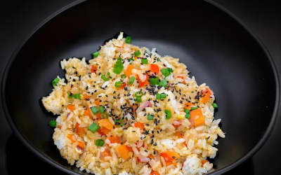 Rice with vegetables