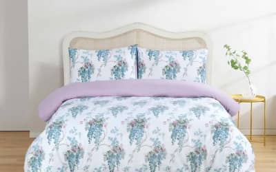 Laura Ashley סט מצעים פרקל- דגם Wisteria