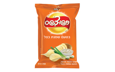 תפוצ'יפס שמנת בצל 50 ג'