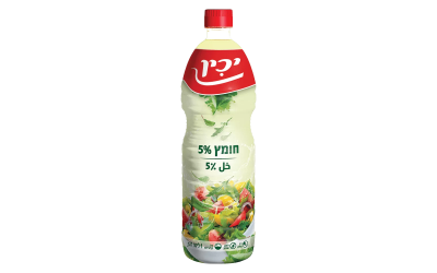  חומץ 5% 1 ליטר יכין