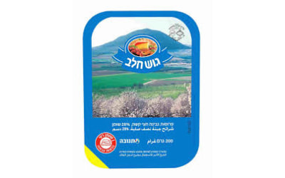 גוש חלב-גבינה חצי קשה 28%