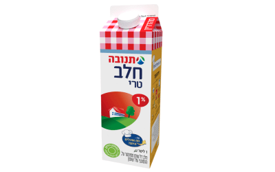 תנובה-חלב 1% 1 ליטר