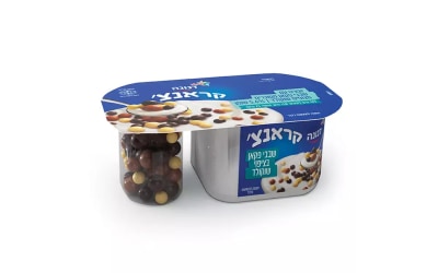 דנונה-קראנץ׳ יוגורט עם שבבי פקאן בציפוי שוקולד