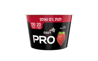 PRO-מעדן חלבון בטעם תות